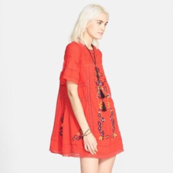 FREE PEOPLE 'Perfectly Victorian' Minidress - Picture 3 of 4